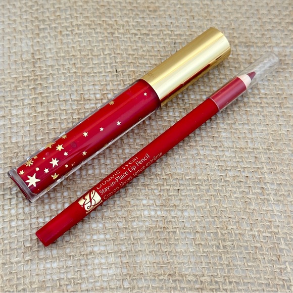 Estee Lauder Makeup New Este Lauder Lip Gloss And Lip Liner Poshmark